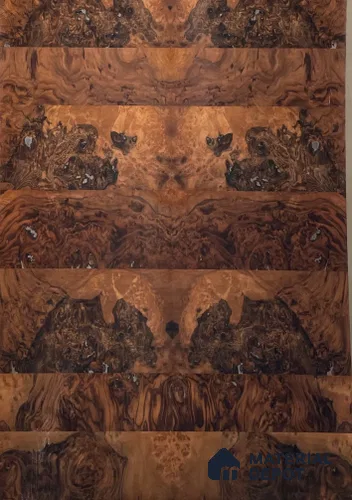 Walnut Burls 2440x1220 mm Silicon Natural Veneer - 3.7 mm