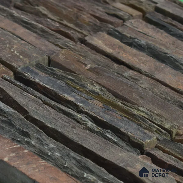 WL 00144 Waterfalls 300 x 150 mm Natural Stone Wall Cladding | 1 Sq. Ft. = 2 Pieces | Stone is a Natural Product, Please Expect Variation in Shades