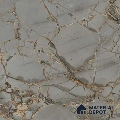 Marble Floor & Wall Tile TL 02208 Wave Grey 4 ft x 2 ft Glossy Finish Vitrified Tile - 9 mm (Random 3)