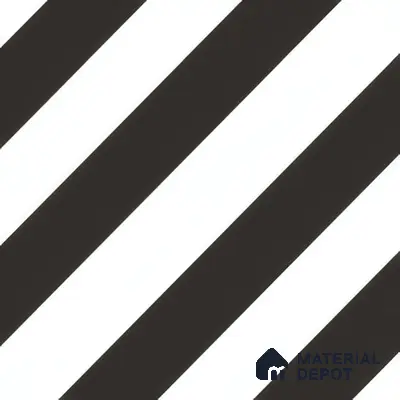 Moroccan Wall & Floor Tile TL 00225 C Pattern 3 Monochrome Straight 1 ft x 1 ft Matte Finish Ceramic Tile - 9 mm | Suitable For Kitchen, Bathroom, Dining Area | Please Expect a Slight Variation of Pattern