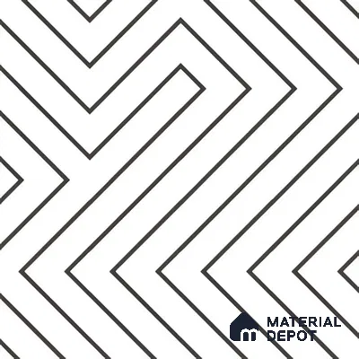 Moroccan Wall & Floor Tile TL 00227 A White 1 ft x 1 ft Matte Finish Ceramic Tile - 9 mm | Suitable For Kitchen, Bathroom, Dining Area | Please Expect a Slight Variation of Pattern