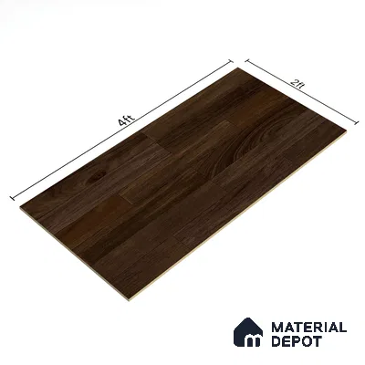Wooden Floor Tile TL 06498 Ferro Wood 4 ft x 2 ft Vitrified Matte Finish - 9 mm | Suitable for Living Room, Bedroom, Kitchen & Bathroom (Sample)