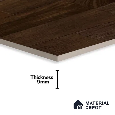 Wooden Floor Tile TL 06498 Ferro Wood 4 ft x 2 ft Vitrified Matte Finish - 9 mm | Suitable for Living Room, Bedroom, Kitchen & Bathroom (Sample)