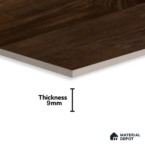 Wooden Floor Tile TL 06498 Ferro Wood 4 ft x 2 ft Vitrified Matte Finish - 9 mm | Suitable for Living Room, Bedroom, Kitchen & Bathroom (Sample)