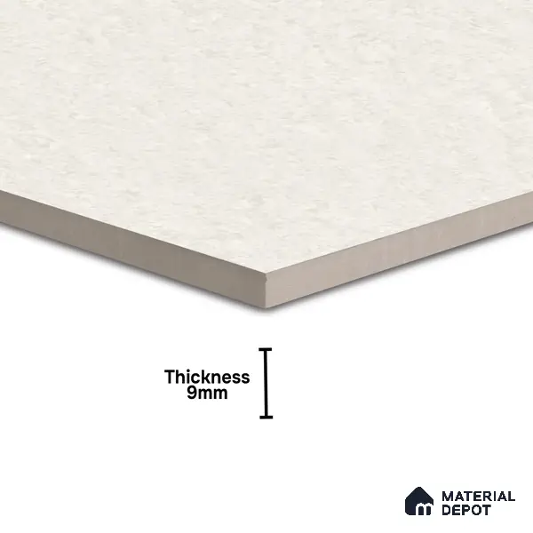 Marble Wall & Floor Tile TL 06319 White 2 ft x 2 ft High Gloss Finish Vitrified Tile - 9 mm