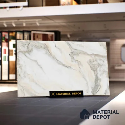 TL 00354 White 6 ft x 4 ft Matte Finish Endless Vitrified Wall & Floor Tile - 9 mm | Adhesive and Spacers Must be Used During Installation