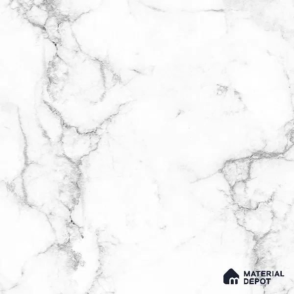 White and Grey Marble Design Wallpaper for Rooms Indrani Series Canvas Marble Design (Customised Size Wallpaper )