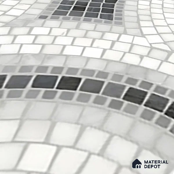 Geometric Wall & Floor Tile TL 06602 Veleta Arte 2 ft x 2 ft Vitrified Matte Finish - 9 mm | Suitable for Living Room, Balcony, Courtyard | Please Expect a Slight Variation of Pattern (Sample)