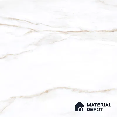 Marble Look Tile TL 09706 6 ft x 4 ft Glossy Finish Vitrified Tile - 15 mm | Adhesive and Spacers Must be Used During Installation