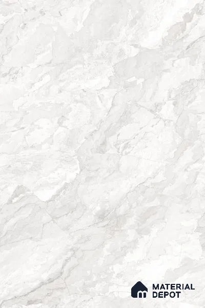 Marble Look Tile TL 09707 6 ft x 4 ft Glossy Finish Vitrified Tile - 15 mm | Adhesive and Spacers Must be Used During Installation