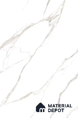 Marble Look Tile TL 09708 6 ft x 4 ft Glossy Finish Vitrified Tile - 15 mm | Adhesive and Spacers Must be Used During Installation