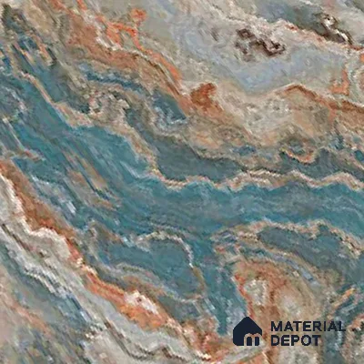 TL 01912 C Green & Beige Dark 18 x 12 inch Glossy Finish Ceramic Wall Tile - 6 mm