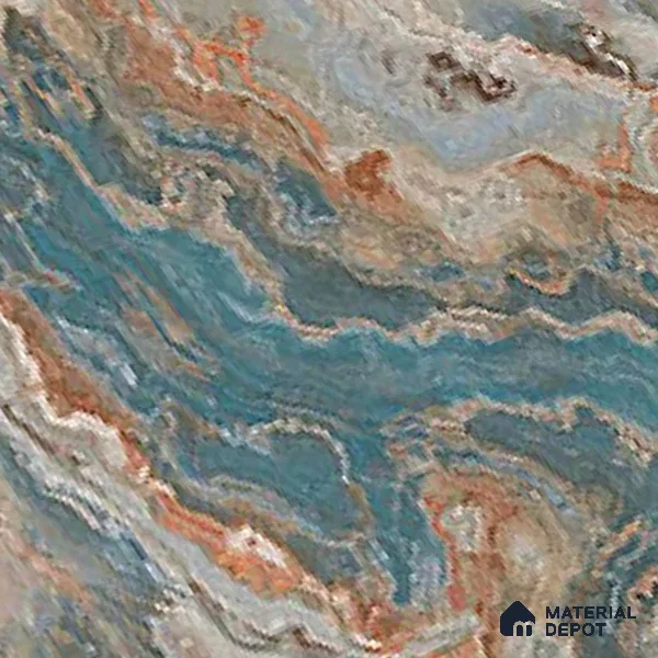 TL 01912 C Green & Beige Dark 18 x 12 inch Glossy Finish Ceramic Wall Tile - 6 mm