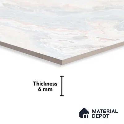 TL 01912 D Butter Cream Light 18 x 12 inch Glossy Finish Ceramic Wall Tile - 6 mm