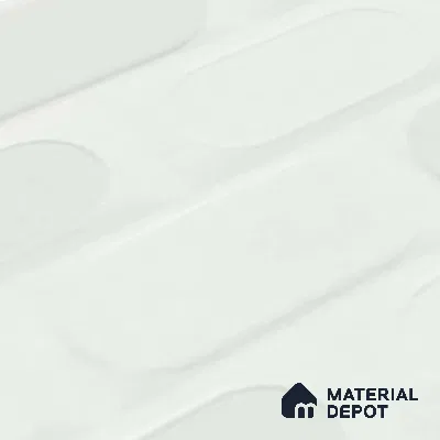 Highlighter Wall Tile TL 06538 C L Zellige Mint HL 2 ft x 1 ft Ceramic Matte Finish - 8 mm | Suitable for Living Room, Kitchen & Bathroom (Sample)