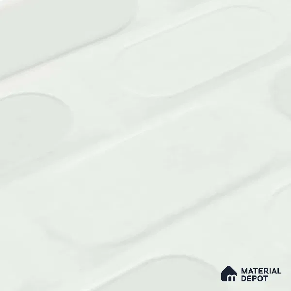 Highlighter Wall Tile TL 06538 C L Zellige Mint HL 2 ft x 1 ft Ceramic Matte Finish - 8 mm | Suitable for Living Room, Kitchen & Bathroom (Sample)