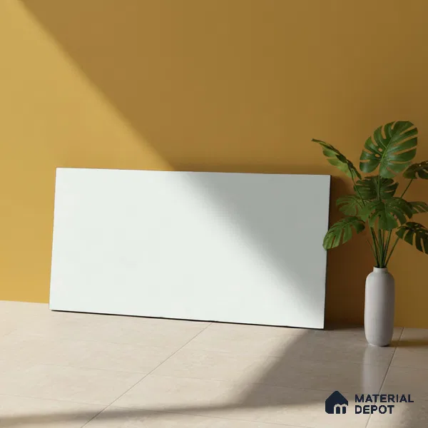 Plain Wall Tile TL 06538 D Zellige Mint 2 ft x 1 ft Ceramic Matte Finish - 8 mm | Suitable for Living Room, Kitchen & Bathroom