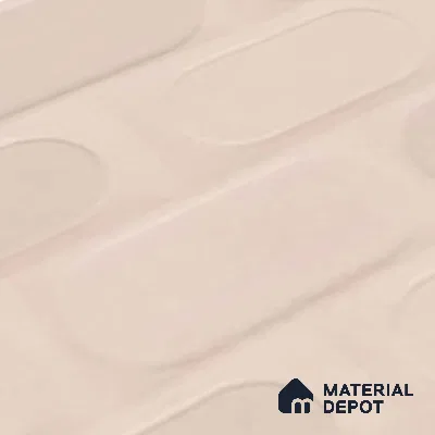 Highlighter Wall Tile TL 06538 E L Zellige Pink HL 2 ft x 1 ft Ceramic Matte Finish - 8 mm | Suitable for Living Room, Kitchen & Bathroom (Sample)