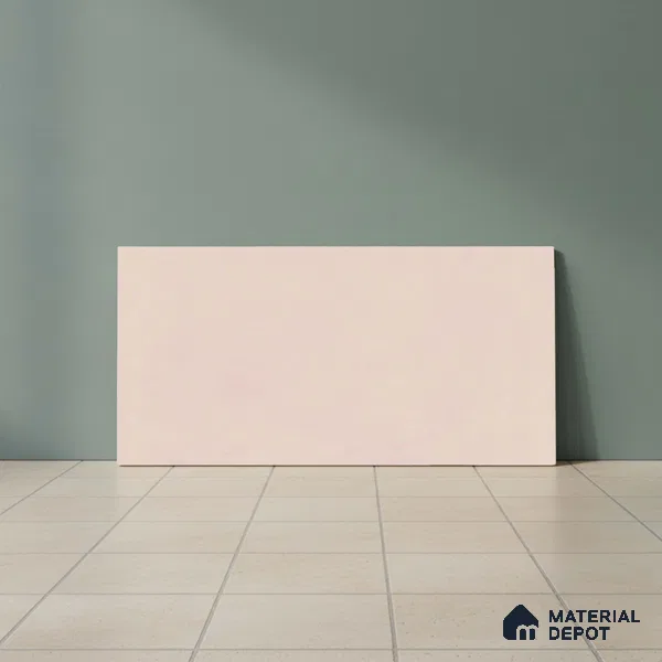 Plain Wall Tile TL 06538 F Zellige Pink 2 ft x 1 ft Ceramic Matte Finish - 8 mm | Suitable for Living Room, Kitchen & Bathroom (Sample)