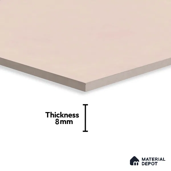 Plain Wall Tile TL 06538 F Zellige Pink 2 ft x 1 ft Ceramic Matte Finish - 8 mm | Suitable for Living Room, Kitchen & Bathroom (Sample)