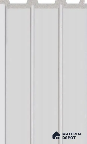 Grey Plain Colour Louver PN 02712 O 9.5 ft x 4.7 inch Charcoal Panel - 12 mm | Suitable for Feature Wall, TV Unit & Living Room | Width is Subjected to 5% Variation