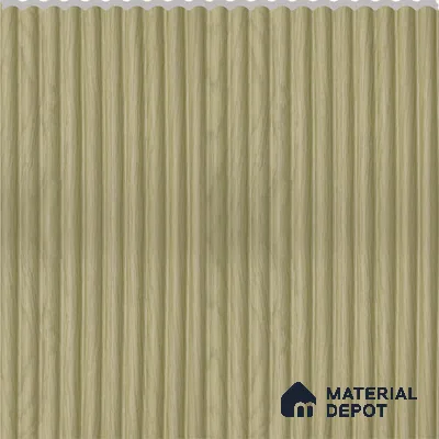 Woodgrain Brown Wooden Louver PN 02731 B 8 ft x 12 inch Charcoal Panel - 7 mm | Suitable for Feature Wall, TV Unit & Living Room | Width is Subjected to 5% Variation