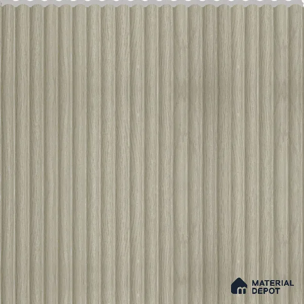 Pebble Grey Wooden Louver PN 02731 I 8 ft x 12 inch Charcoal Panel - 7 mm | Suitable for Feature Wall, TV Unit & Living Room | Width is Subjected to 5% Variation
