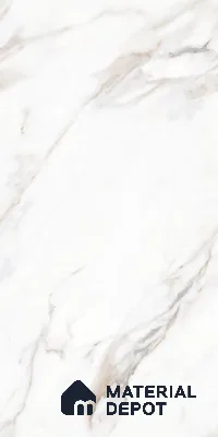 Floor & Wall Tile TL 09359 | Flona White 4 ft x 2 ft  Finish Vitrified Tile - 9 mm | 4 Random Design | Suitable for Living Room, Bedroom, Bathroom & Kitchen