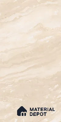 Marble Floor & Wall Tile TL 08544 C | Tianta Ivory 4 ft x 2 ft Full Body Matte Finish Vitrified Tile - 10 mm | 5 Random Design | Suitable for Living Room, Bedroom, Bathroom & Kitchen