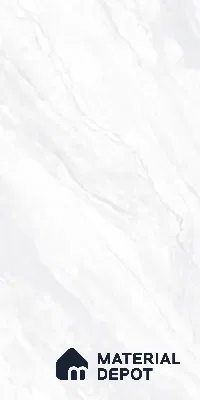 Marble Floor & Wall Tile TL 06425 Daytone Blanco 4 ft x 2 ft Glossy Finish Vitrified Tile - 9 mm | Suitable for Living Room, Bedroom & Bathroom