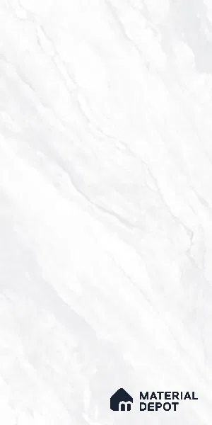 Marble Floor & Wall Tile TL 06425 Daytone Blanco 4 ft x 2 ft Glossy Finish Vitrified Tile - 9 mm | Suitable for Living Room, Bedroom & Bathroom