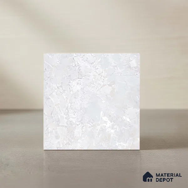 Marble Matching Floor Tile TL 06509 D 12 inch x 12 inch Ceramic Matte Finish - 8 mm | Suitable for Bathroom (Sample)