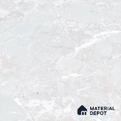 Marble Wall Tile TL 06509  SR BL 4018 Light 24 inch x 12 inch Ceramic Glossy Finish - 8 mm | Suitable for Accent / Feature Walls, Bathroom, Kitchen Wall & Backsplashes