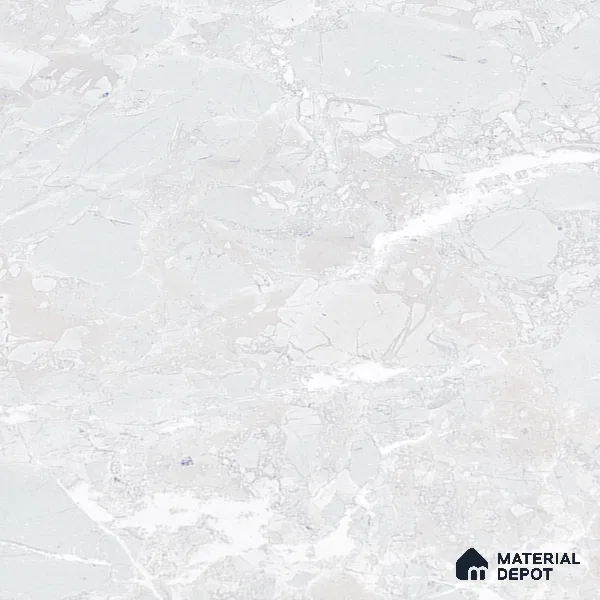 Marble Wall Tile TL 06509 SR BL 4018 Light 24 inch x 12 inch Ceramic Glossy Finish - 8 mm | Suitable for Accent / Feature Walls, Bathroom, Kitchen Wall & Backsplashes