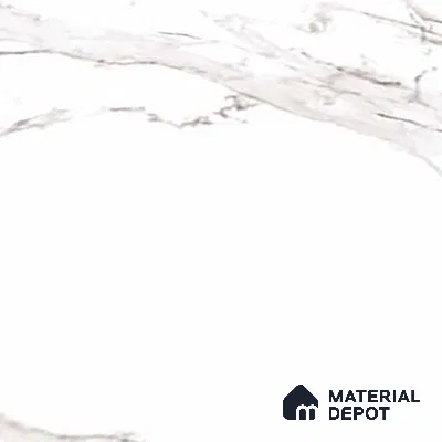 Marble Wall Tile TL 06456 Alexa White 2 ft x 1 ft Ceramic Glossy Finish - 8 mm | Suitable for Living Room, Kitchen & Bathroom