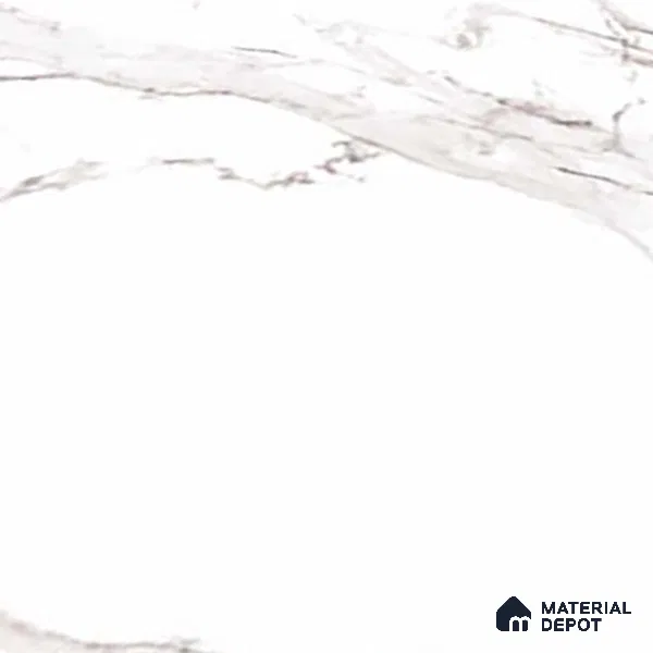 Marble Wall Tile TL 06456 Alexa White 2 ft x 1 ft Ceramic Glossy Finish - 8 mm | Suitable for Living Room, Kitchen & Bathroom