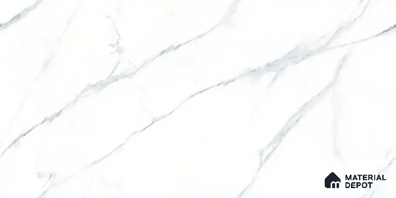 Marble Wall Tile TL 06566 Clomax Aqua Endless 2 ft x 1 ft Ceramic Glossy Finish - 8 mm | Suitable for Living Room, Kitchen & Bathroom
