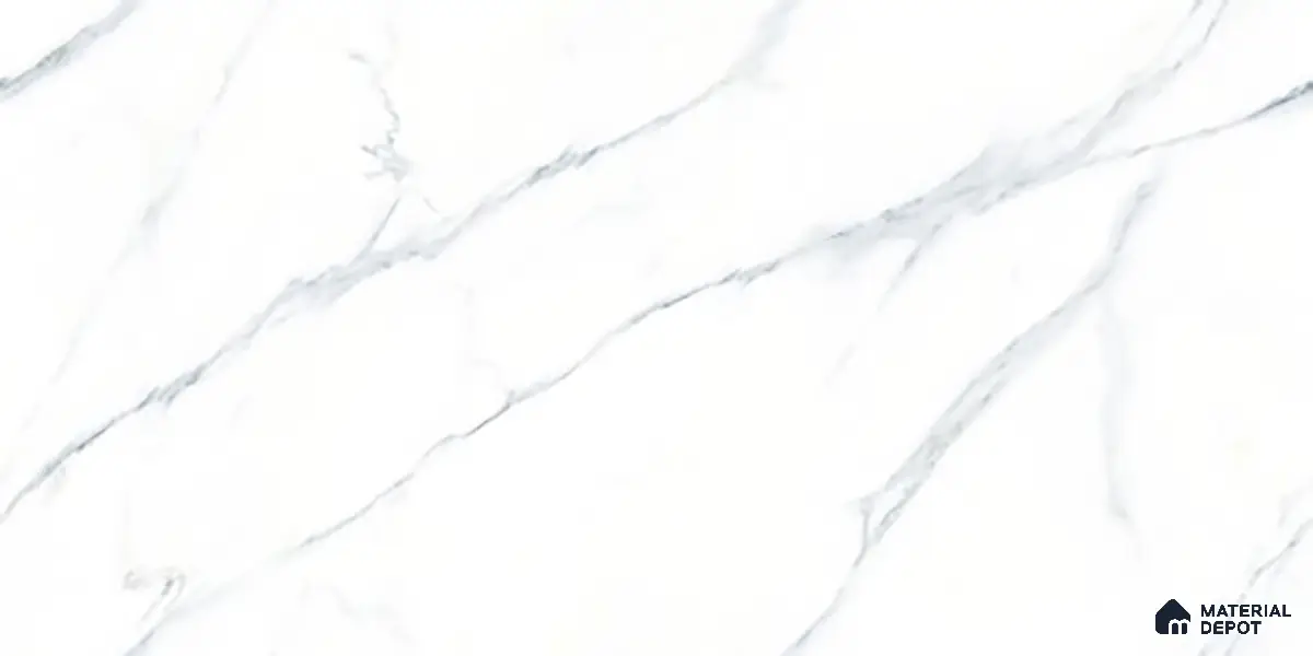 Marble Wall Tile TL 06566 Clomax Aqua Endless 2 ft x 1 ft Ceramic Glossy Finish - 8 mm | Suitable for Living Room, Kitchen & Bathroom