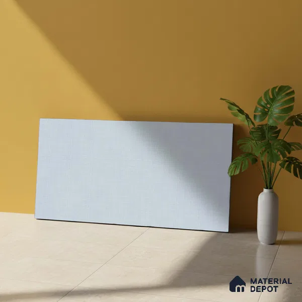 Fabric Wall Tile TL 06546 E R Cratic Aqua 2 ft x 1 ft Ceramic Matte Finish - 8 mm | Suitable for Living Room, Kitchen & Bathroom (Sample)