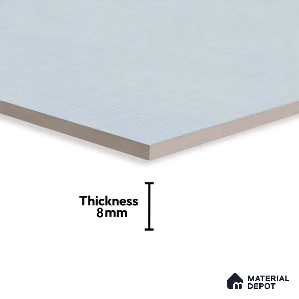 Fabric Wall Tile TL 06546 E R Cratic Aqua 2 ft x 1 ft Ceramic Matte Finish - 8 mm | Suitable for Living Room, Kitchen & Bathroom (Sample)