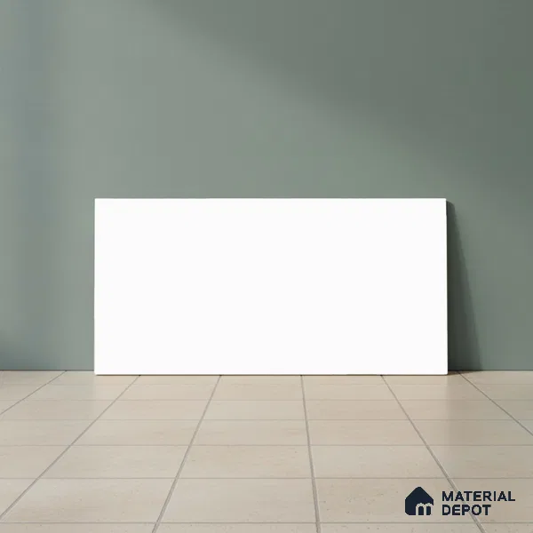 Marble Wall Tile TL 06546 R Cratic White 2 ft x 1 ft Ceramic Matte Finish - 8 mm | Suitable for Living Room, Kitchen & Bathroom (Sample)