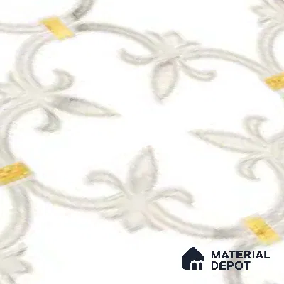 Moroccan Wall & Floor Tile TL 10027 | CRV-68 | 1 ft x 1 ft Matte Finish Ceramic Tile - 10 mm | Suitable for Bathroom, Kitchen, Balcony | Please Expect a Slight Variation of Pattern