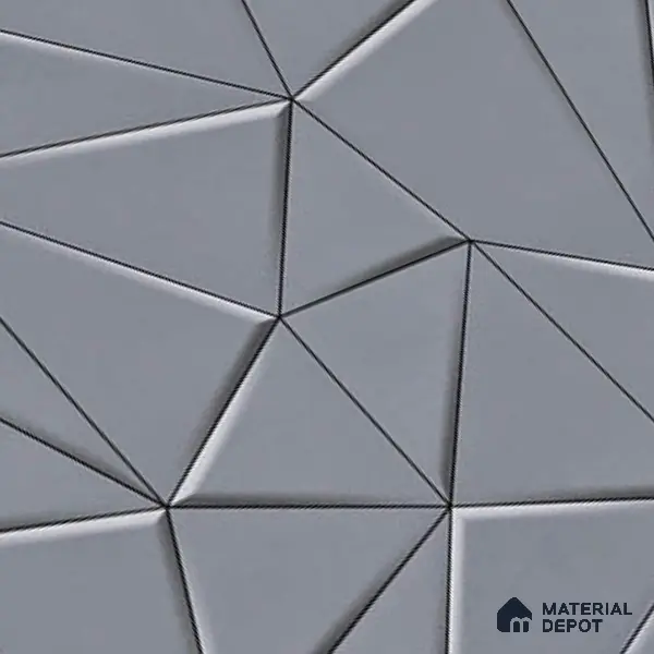 3D Wall Tile TL 00630 C Grey Moonstone 12 x 18 inch Glossy Finish High Definition Digital Ceramic Wall Tile - 6 mm