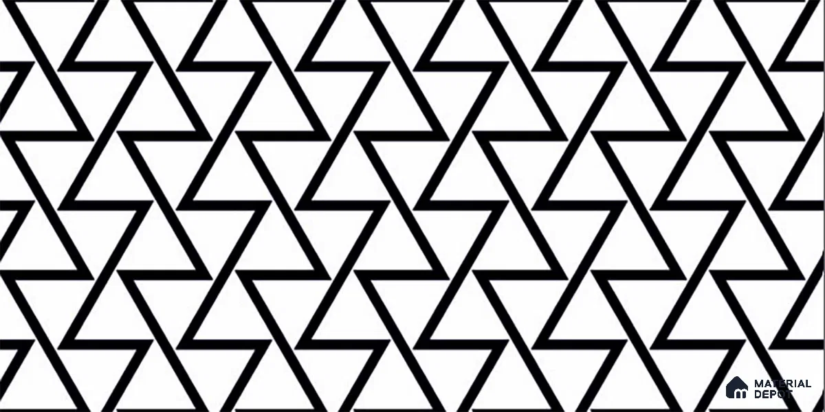 Highlighter Wall Tile TL 06450 B GS Ateler White HL 2 ft x 1 ft Ceramic Glossy Finish - 8 mm | Suitable for Living Room, Kitchen & Bathroom
