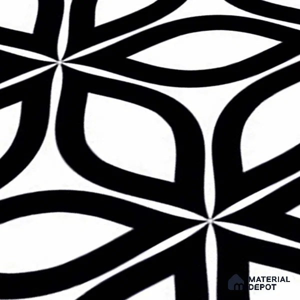 Highlighter Wall Tile TL 06451 B GS Jakarta Black 2 ft x 1 ft Ceramic Glossy Finish - 8 mm | Suitable For Kitchen, Bathroom & Accent/Feature Wall