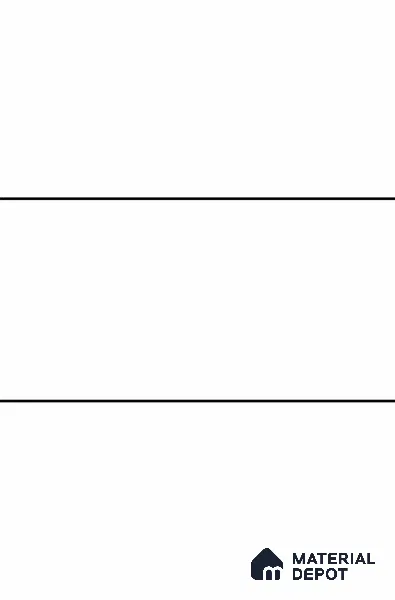 Plain Wall & Floor Tile TL 06398 Plain White 4 ft x 2 ft Vitrified Glossy Finish - 9 mm | Suitable for Living Room, Bedroom & Bathroom (Sample)