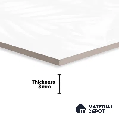 Patterned Floor Tile TL 06511 B 12 inch x 12 inch Ceramic Matte Finish - 8 mm | Suitable for Bathroom, Kitchen | Please Expect a Slight Variation of Pattern