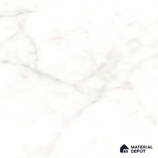 Marble Wall Tile TL 06459 Carara Milky 2 ft x 1 ft Ceramic Glossy Finish - 8 mm | Suitable for Living Room, Kitchen & Bathroom (Sample)