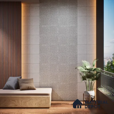 Subway Wall Tile TL 06438 B Coastal Luna Polo 8 x 8 inch Ceramic Matte Finish - 10 mm | 8 Random Design | Suitable for Accent / Feature Walls, Bathroom, Kitchen Wall & Backsplashes (Sample)