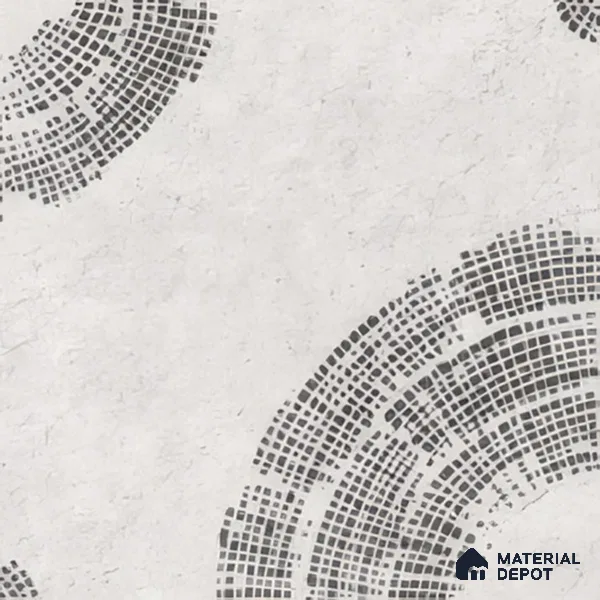 Subway Wall Tile TL 06438 C Coastal Luna Drops 8 x 8 inch Ceramic Matte Finish - 10 mm | 8 Random Design | Suitable for Accent / Feature Walls, Bathroom, Kitchen Wall & Backsplashes (Sample)